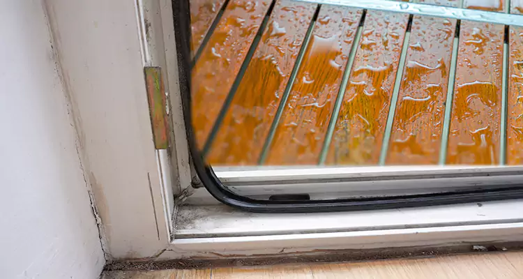Water Leaking Wooden Patio Doors Repair in Palm City, FL